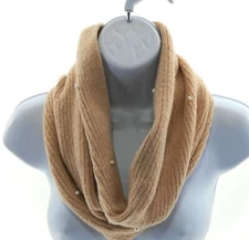 Cejon Womens Pink Infinity Scarf Neck Warmer Winter Casual Warm Holiday One Size