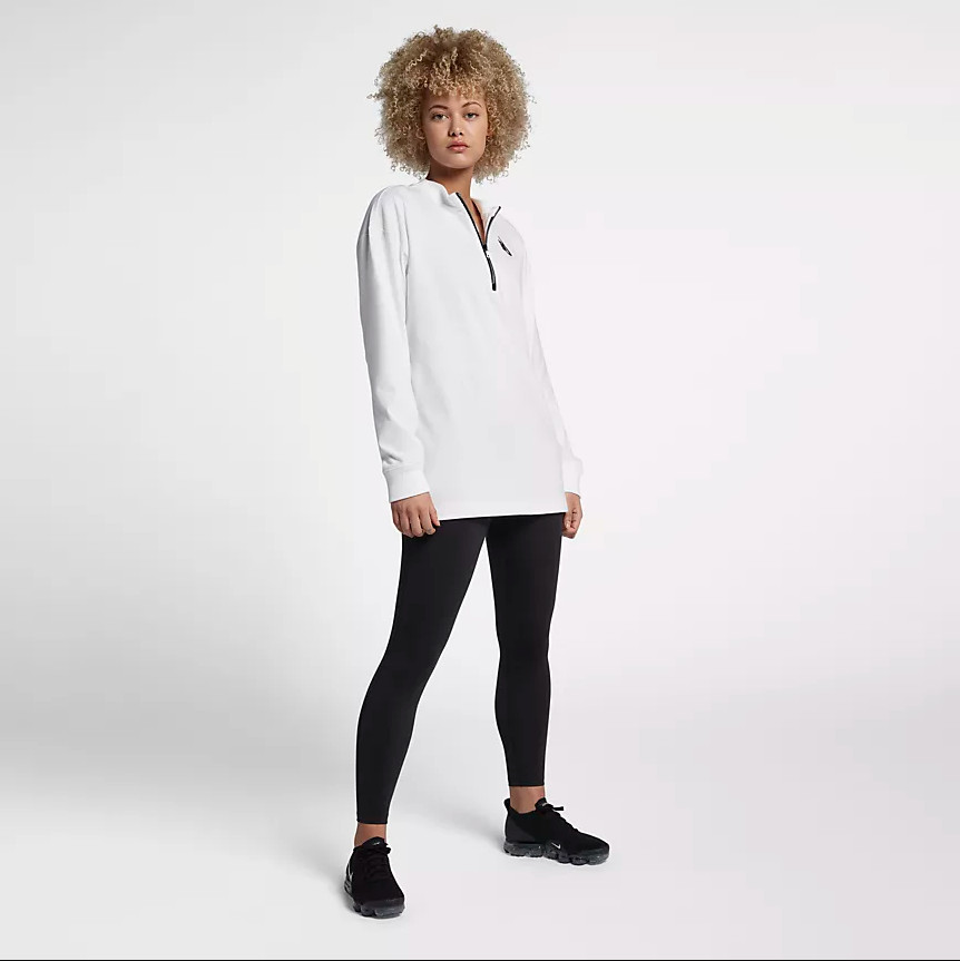 Nike WOMEN'S NikeLab Collection Mock Neck Half-Zip Top SIZE SMALL SOLD OUT NEW image 4