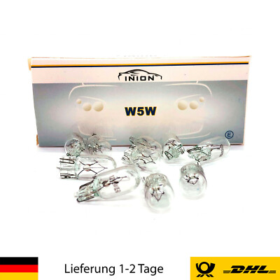10 x W5W Lampen 5W 12V Birne Standlicht Kennzeichenlicht Renault Dacia Citroen