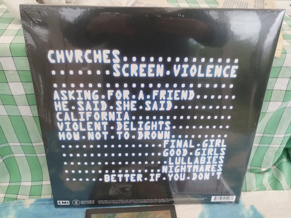 Chvrches – Screen Violence BLUE VINYL LP + FANZINE+SIGNED CARD# - Image 3 of 4