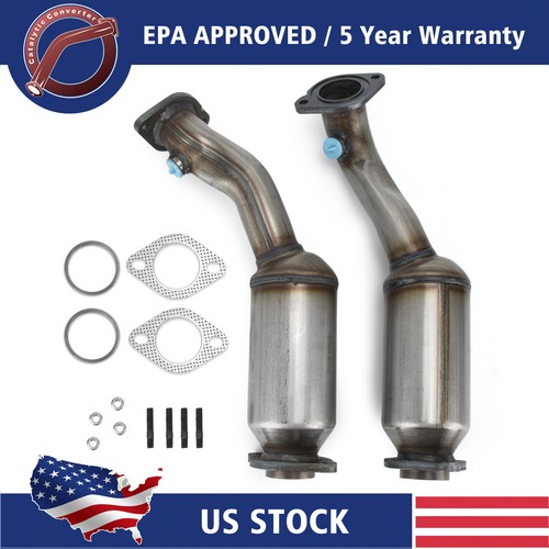PAIR Catalytic Converter Bank 1 and 2 For 2005 2006 2007 Cadillac STS 3