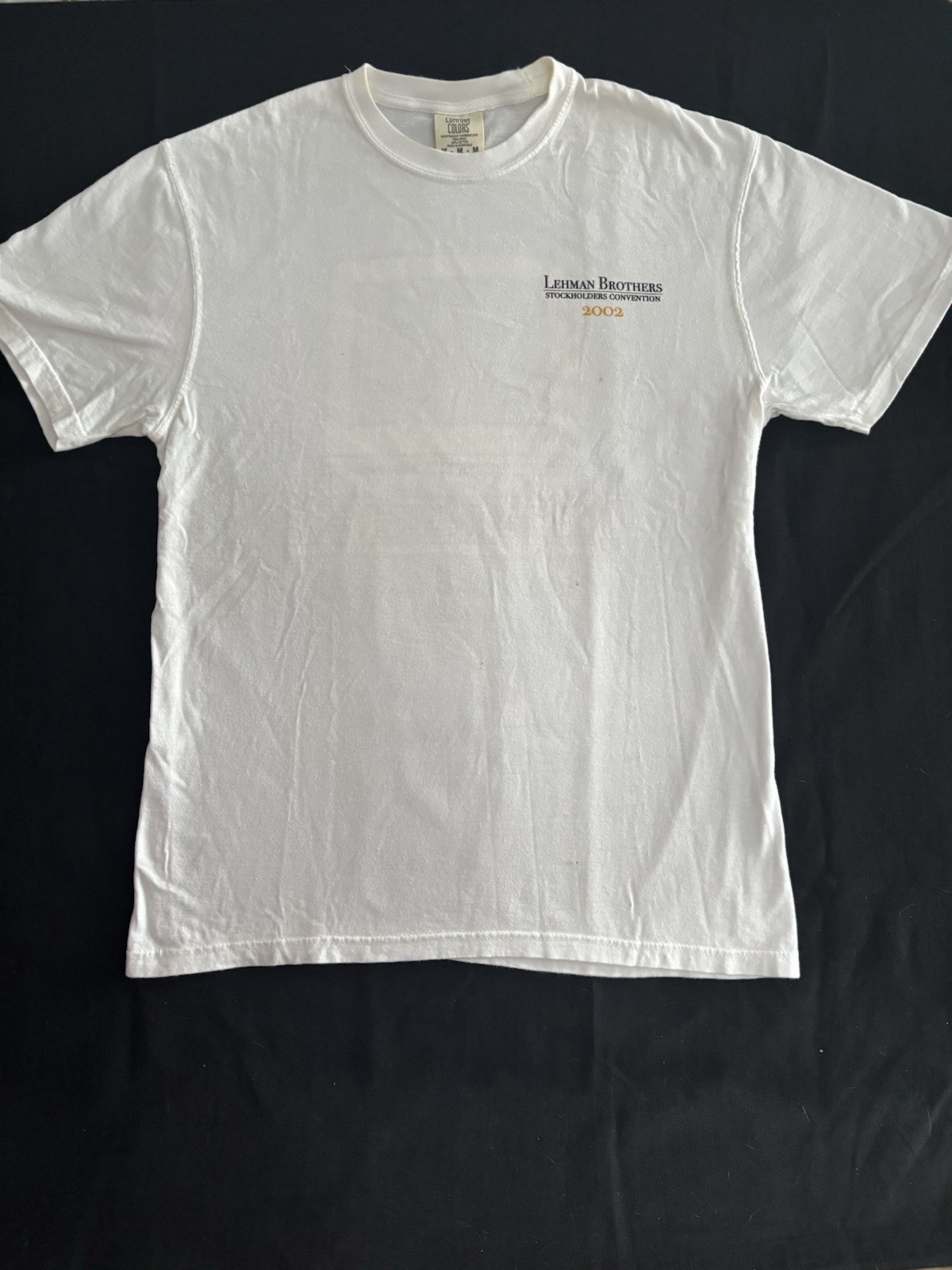 Vintage 2002 Lehman Brothers Stockholders Convention T-Shirt “This Could Be You”