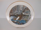 Pair of 1978 Franklin McMahon's Limited Edition Chicago Collection Plates — photo 2