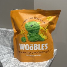 The Woobles Fred The Dinosaur Crochet Kit All Materials Included - See Details