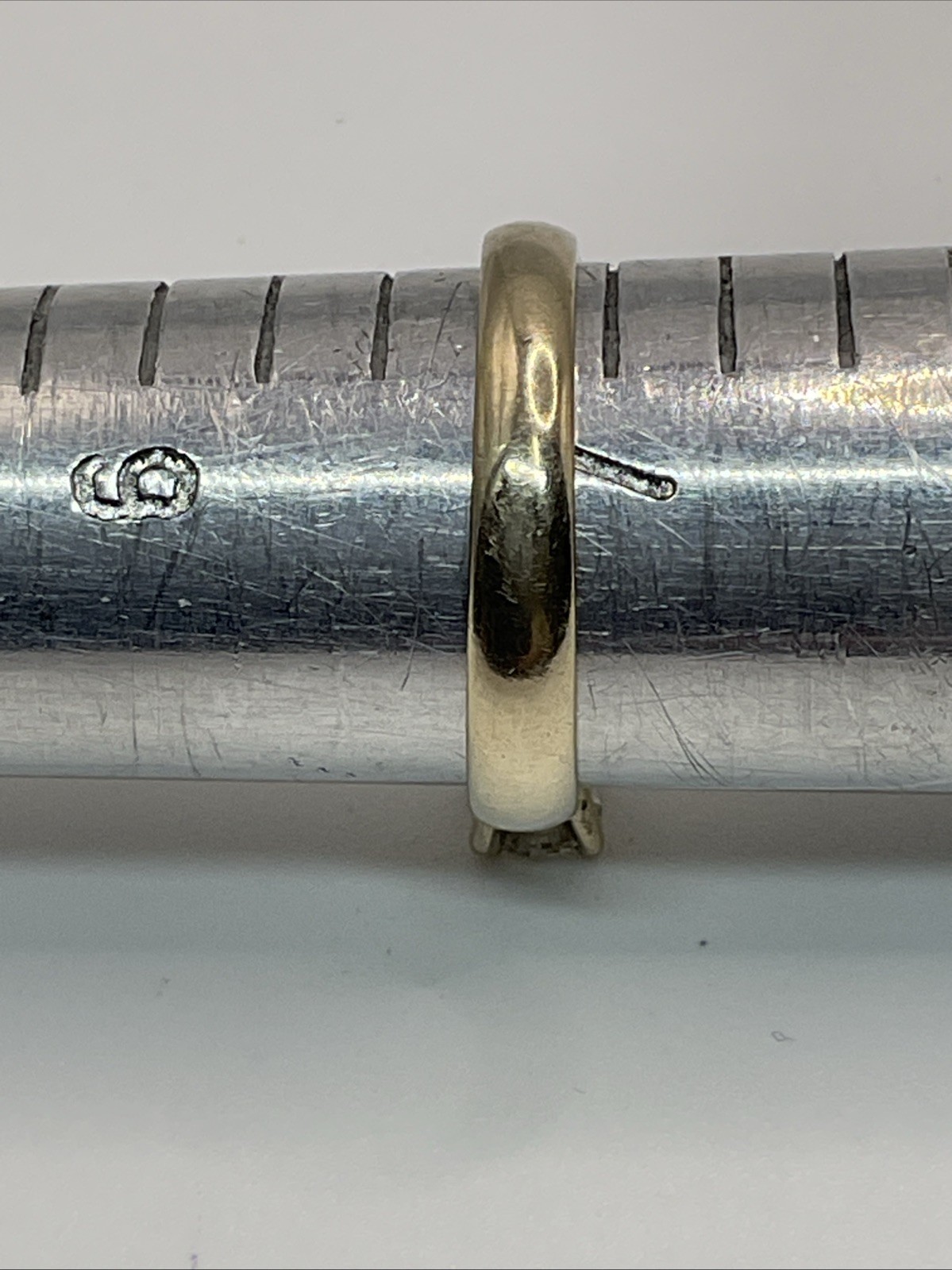 CLASSIC Solid 13K White Gold Solitaire Round Genu… - image 11