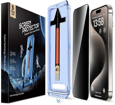 Magic John iPhone 15 Pro Max Hülle 2er Pack Schutzhülle Stoßfest Sichtschutz