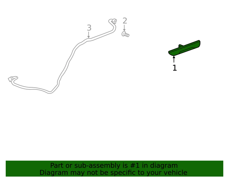 Lámpara marcadora lateral GM 84806032 genuina Foto 3 de 3