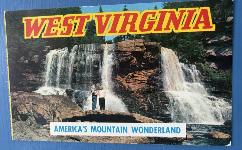 WEST VIRGINIA Large Letter Postcard - Blackwater Falls, Mountain Wonderland