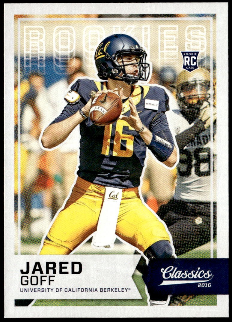 2016 Panini Classics #262 Jared Goff Rookie E1