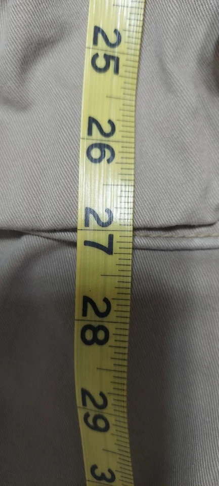 Men’s Vintage Khaki Beige Levis Cargo Utility Big and Tall Pants Jeans 50 x 30 - Image 4 of 4