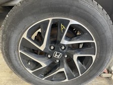 Wheel 17x7 Alloy Twisted Spoke Black Se Us Market Fits 16 Cr-v 1088686