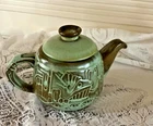 Vintage Frankoma Earthenware Pottery Vintage Tea Pot MCM Very Rare Art Pottery