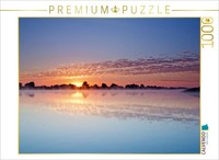 Calvendo Puzzle Sunrise On The Elbe | 1000 Pieces, Finished Size 25.2 × 18.9 In