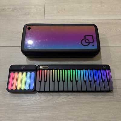 PopuPiano 1 Smart Portable Piano LED Light Music Keyboard Piano - Black