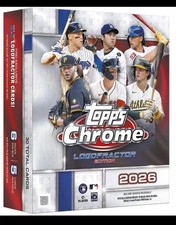 2026 Topps Chrome Baseball Logofractor Edition Hobby Box Sealed IN HAND