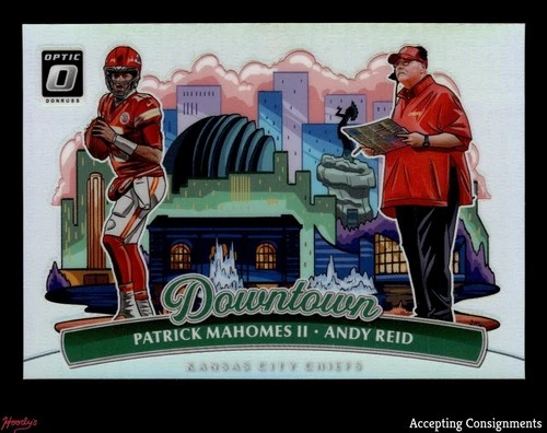 2025 Donruss Optic Andy Reid/Patrick Mahomes II Base (RAW)