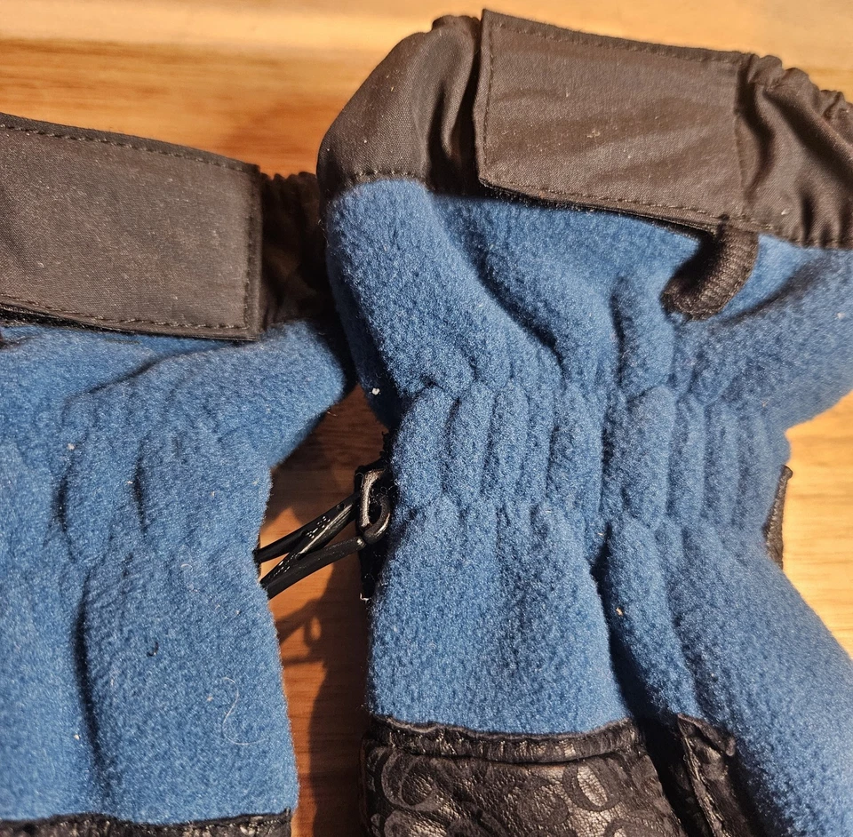 Guantes de vellón de cuero para ciclismo Pearl Izumi para mujer verde azulado talla M Foto 4 de 4