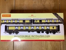 Hornby OO Gauge R4871 Set of 3 Brighton Belle 1967 Pullman Cars with Lights