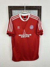 Vintage Adidas Originals 1980 Bayern Munich Football Shirt Soccer Jersey Size M