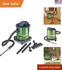 Ash Vacuum Cleaner Fireplace Wood Stove Pellet Grill 10 Amp Green Black