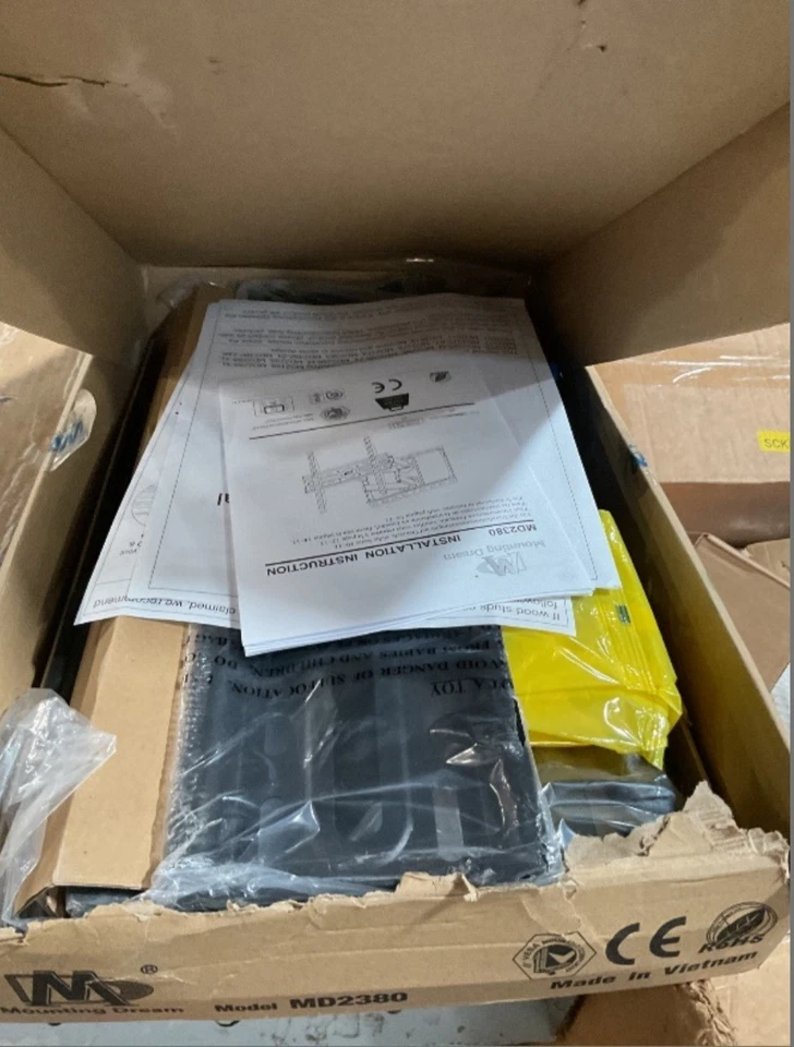 Montaje Dream TV Soporte de Pared para la mayoría de TV de 32-65 Pulgadas Soporte de TV de Movimiento Completo con... Foto 2 de 2