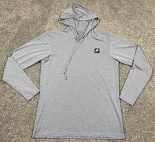 Anetik Shirt Mens Small Pullover Hood Vint UV Technology UPF Ultralight Outdoor