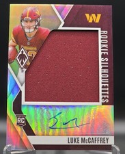 2024 Panini Phoenix #RS-LMC Luke McCaffrey Rookie Silhouettes Silver #/149