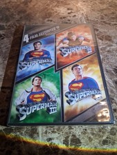 Superman 4 Film Favorites DVD Set Superman I II III IV Christopher Reeve Sealed