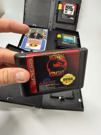 Sega Genesis Model 1 Console Bundle w/ Controller, Cables & 11 Games Tested