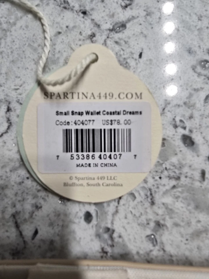 Spartina Snap Wallet. Coastal Dreams. New WITH Tags. - Image 2 of 4