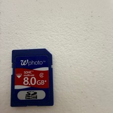 Walgreens Photo 8GB SDHC Multi-Use Memory Card Class 2 Blue SD Card 8.0GB