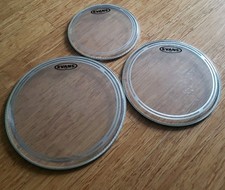 Evans EC2 Clear Tom Pack - 10, 12, and 14 Hea...