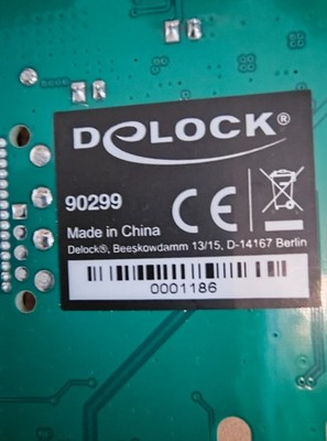 Delock 90299 Highspeed 10gbps USB-C/USB-A 3.0 PCIE x4 Port Card