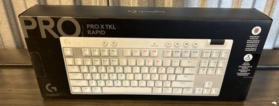 Logitech G PRO X TKL Rapid Tenkeyless RGB Gaming Keyboard 920-013132 New Sealed