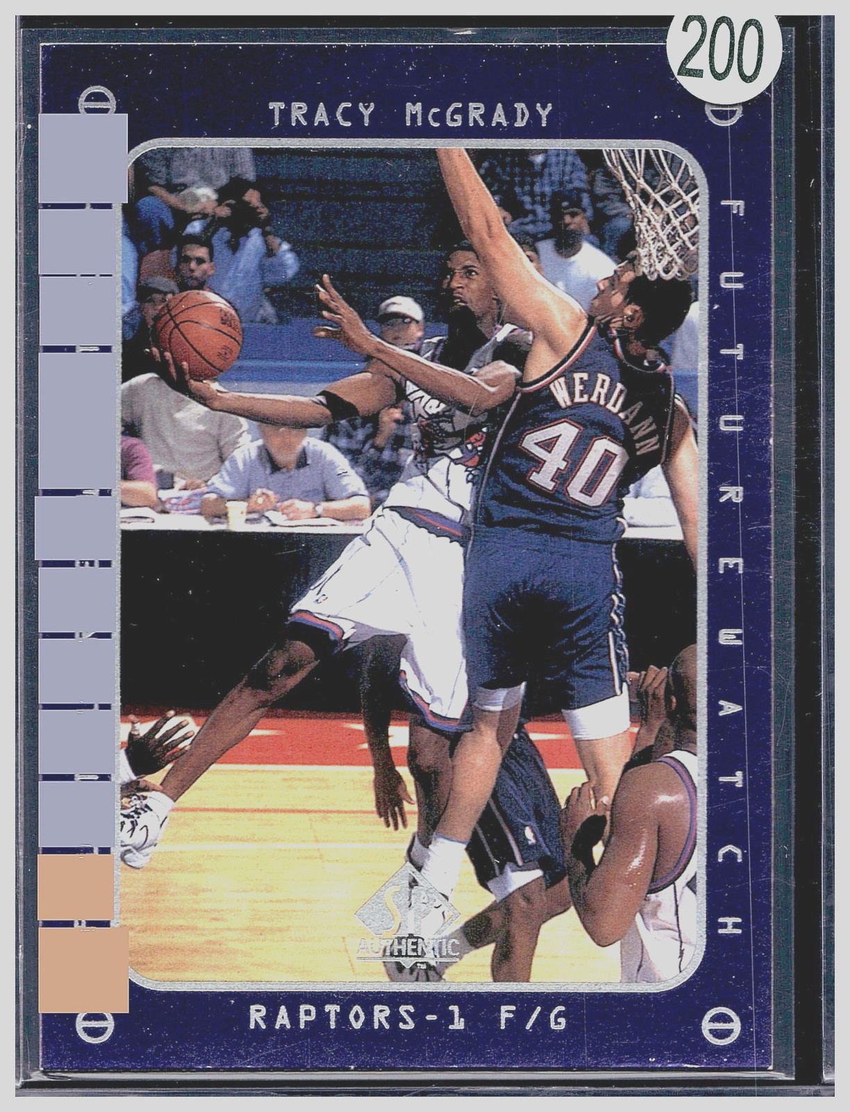Tracy McGrady 1997-98 SP Authentic #166 RC HOF Raptors