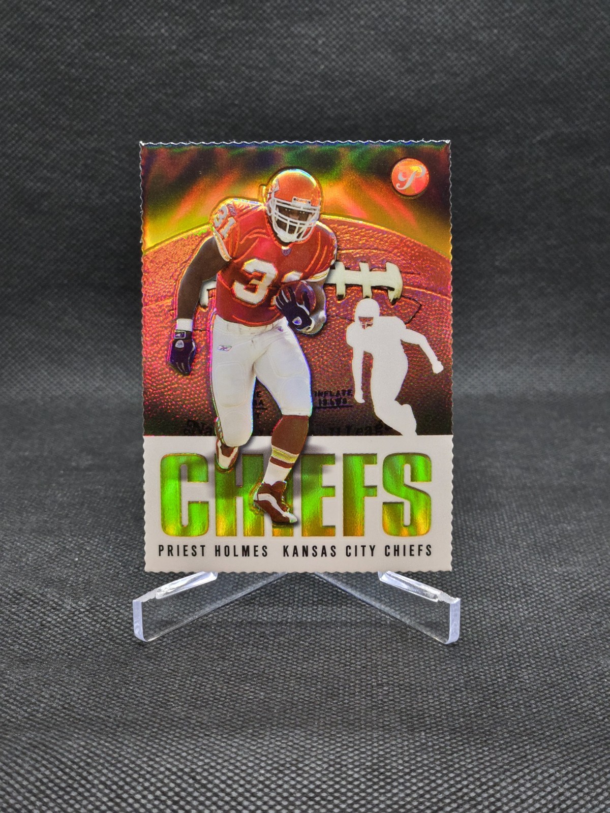 Priest Holmes 2003 Topps Pristine Gold Refractor /150