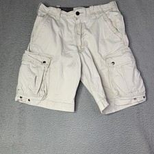 Y2K Levi  s Cargo Shorts Mens 32 34  Workwear Baggy Grunge DISTRESSED Vtg