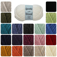 Wendy with Wool Aran 400g 25% Wool Yarn