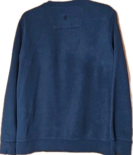 GH Bass and Co Mens Crewneck Pullover Sweatshirt Blue Mens Size Medium Womans L - Picture 2 of 5