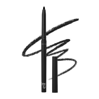 e.l.f. No Budge Retractable Eyeliner, Creamy, 0.01 Ounce (Pack of 1), Black 