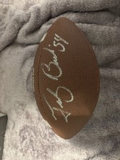 Teddy Bruschi Signed Football