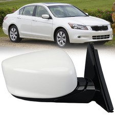 Heated White Passenger Right Side Mirror 5pin For Honda Accord Sedan 2008-2012