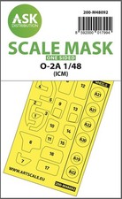 O-2A one-sided mask self-adhesive pre-cutted for ICM  - Art Scale Kit 200-M48092