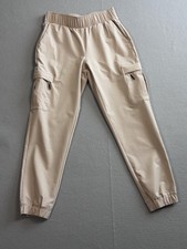 Mondetta Woman's Biege Cargo Pants With Zippered Pockets