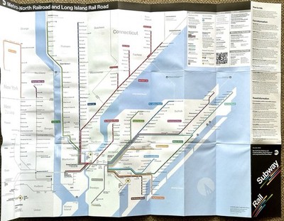 MTA MAP   New York City Subway, Metro-North & Long Island RR December, 2025