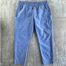 Carhartt Scrub Pants Womens 2XL Blue Nurse Medical Workwear Utility Jogger Fit