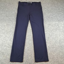 Betabrand Pants Womens XL Navy Straight Stretch Commuter Career Trousers Pull On