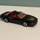Vintage 1982 Hot Wheels Black Pontiac Firebird Formula Trans Am Orange Interior