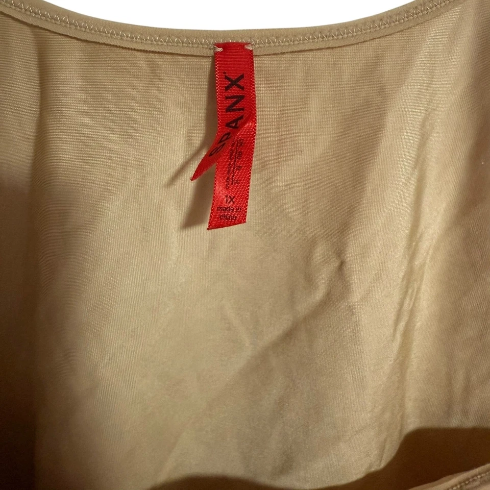 SPANX Shape Invisible Shaping Open-bust Mid-thigh Bodysuit Shapewear Size 1X EUC - Image 3 of 4