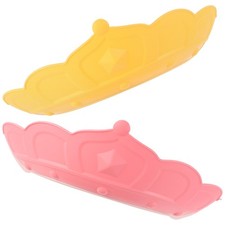 2 Pcs Silicone Baby Bathing Crowns Shower Caps for Toddler Hair Washing
